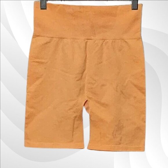 2/$50 NWOT WeWoreWhat Seamless Peach Cobbler Biker Shorts Size S - Picture 2 of 6